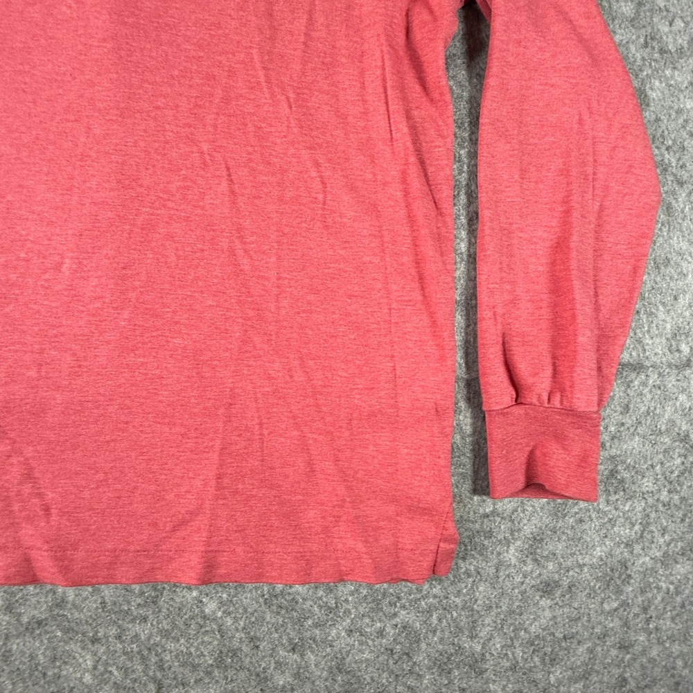 Polo Ralph Lauren Polo Shirt Mens Small Red Long Sleeve Classic Fit Heathered - Picture 5 of 8